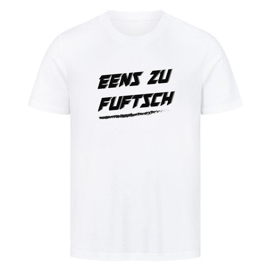 „Eens zu Fuftsch 1:50 T-Shirt Weiß – Spruchshirt für Simson-Schrauber“