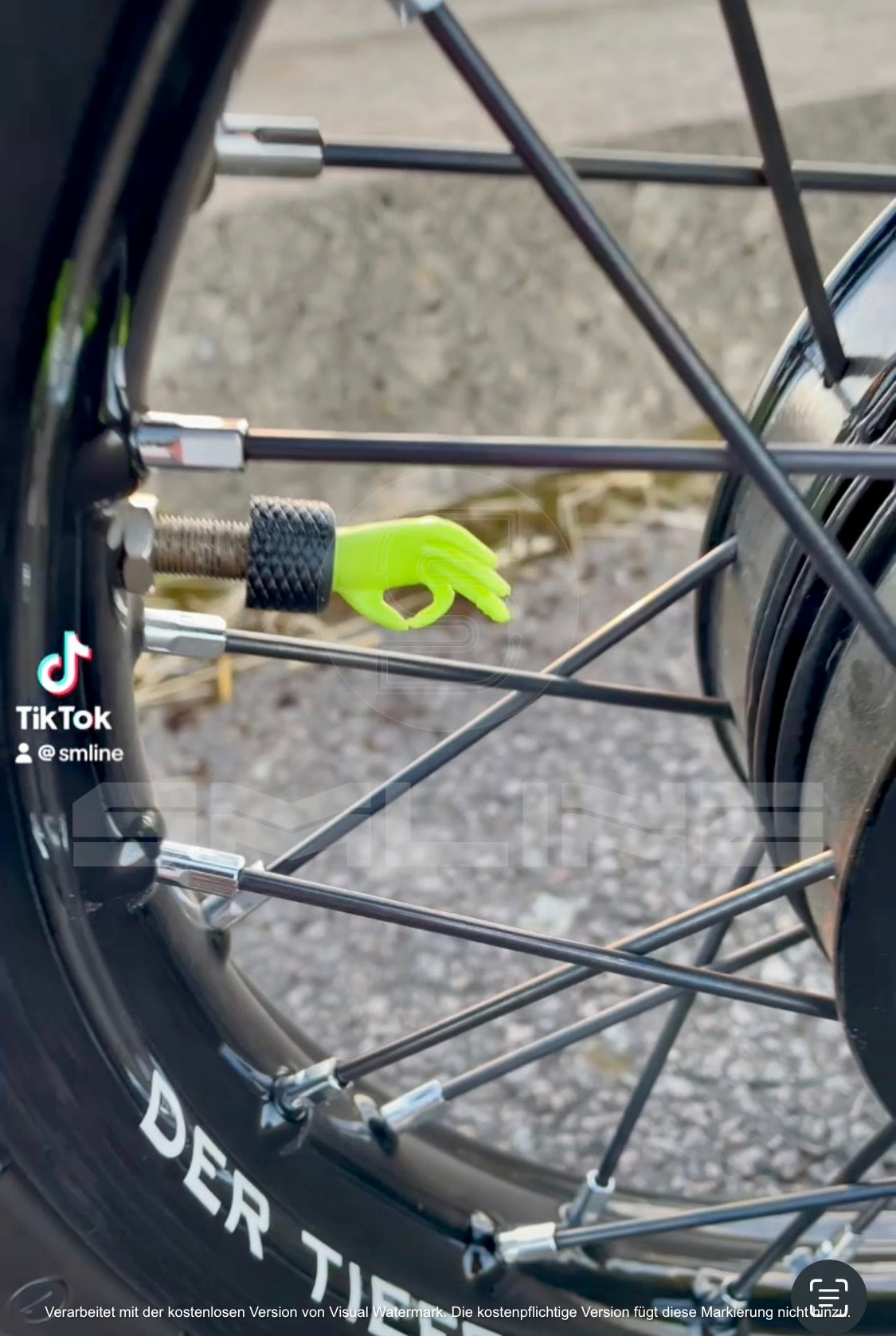 Hand Ventilkappe für Motorräder - Cooles Accessoire für den ultimativen Auftritt