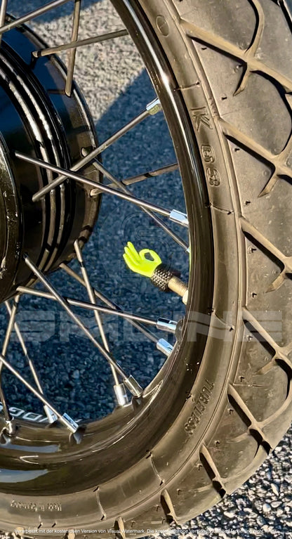 Hand Ventilkappe für Motorräder - Cooles Accessoire für den ultimativen Auftritt