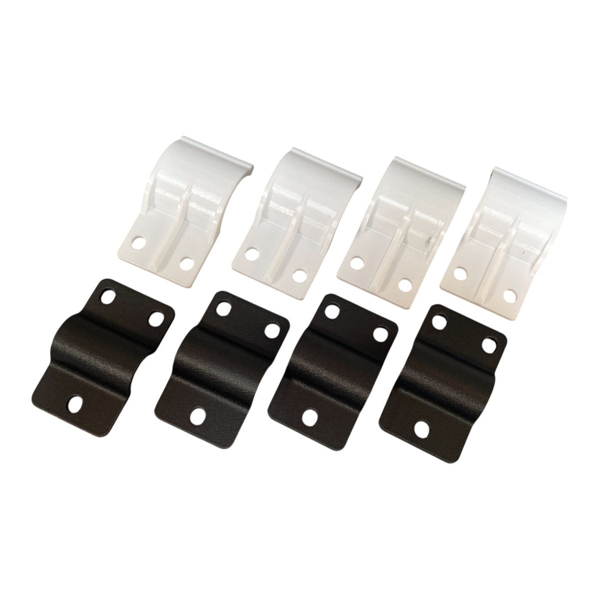 „Komplett-Set Halterung Gabelschellen & Regulierstabschellen 8 Stück für MZ TS ETZ – 3D-gedruckt aus PA6CF & PETG“