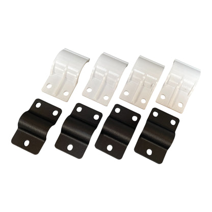 „Komplett-Set Halterung Gabelschellen & Regulierstabschellen 8 Stück für MZ TS ETZ – 3D-gedruckt aus PA6CF & PETG“