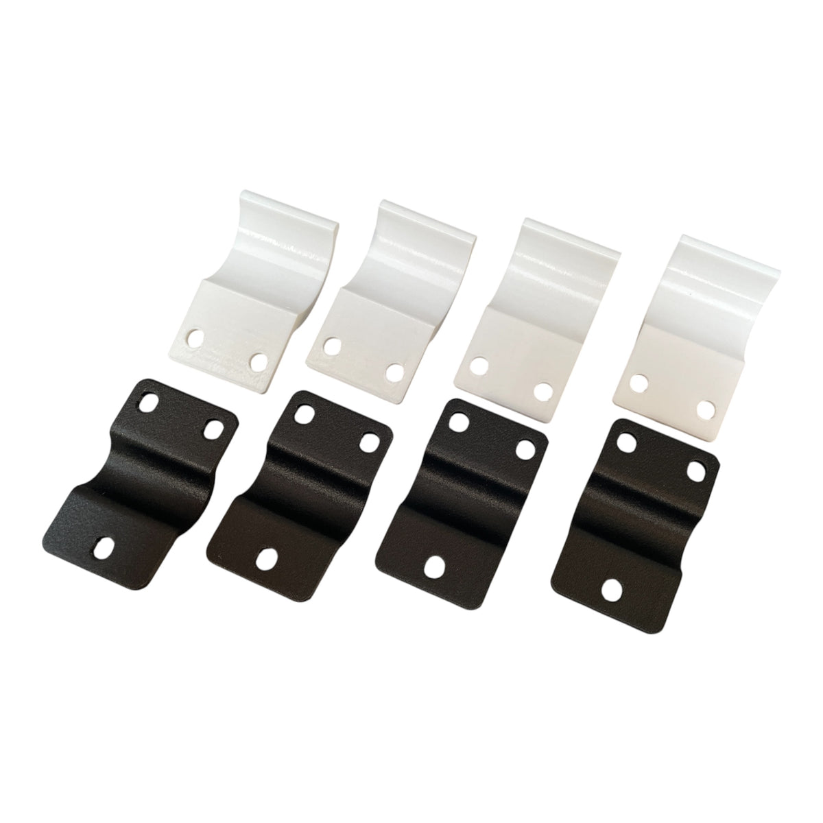 „Komplett-Set Halterung Gabelschellen & Regulierstabschellen 8 Stück für MZ TS ETZ – 3D-gedruckt aus PA6CF & PETG“